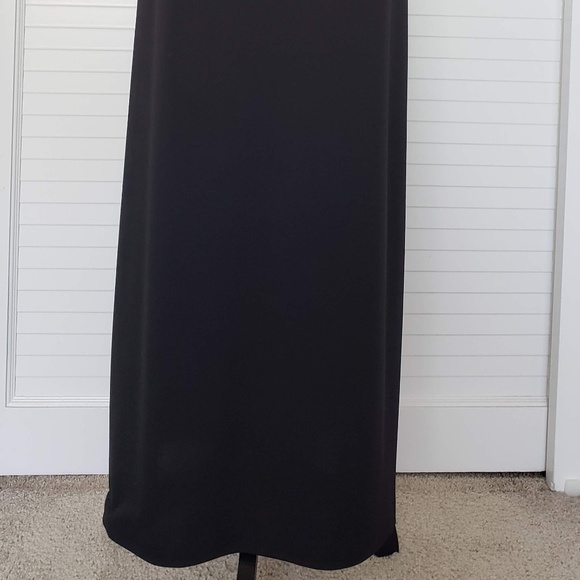 Like New BCBG Max Azria Cowl Neck Long Black Dress - Local Pickup Available - Picture 3 of 8